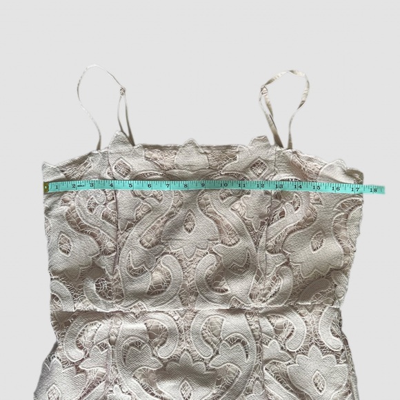 Women’s BARDOT Lina Lace Pink Rose Knee Length Sheath Dress Size 10 - Picture 7 of 13